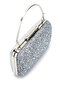 Stoned Premium Debbie Evening Dress Handbag Silver - 3