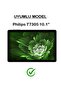 Tablet Case with Stand + Nano Shatter-Resistant Screen Protector + Touch Pen for Philip S T7305 10.1” - 2