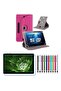 Tablet Case with Stand + Nano Shatter-Resistant Screen Protector + Touch Pen for Philip S T7305 10.1”