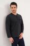 3126 Smoked 100% Cotton Plus Size Men's Pajama Set - 3