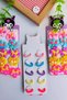 Girl's Colorful Rubber Buckle with Butterfly Figure 5 Pairs 10 Pieces - 3