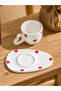 Sparkling Choices from Shining Store Assorted Heart Printed Porcelain Coffee Cup Set 90 ml - 4