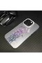 Redmi Note 14 Pro 5g Compatible Silicone Edge Hard Back Anti-Fall Phone Case Flowers Pattern - 7