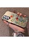 Samsung Galaxy A72 Compatible Silicone Edge Hard Back Anti-Fall Phone Case Flowers Pattern