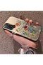 Redmi Note 11 Pro Compatible Silicone Edge Hard Back Anti-Fall Phone Case Flowers Pattern