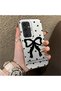 Samsung Galaxy S24 Plus Compatible Silicone Edge Hard Back Anti-Fall Phone Case with Bow Pattern - 2