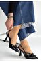 Tetti Black Patent Leather Heeled Shoes - 2