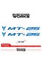 Yamaha Mt-25 Compatible Text Sticker – High Quality Custom Cut Foil (Set of 2)