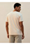 Men Slim Fit Crew Neck Short Sleeves Popcorn Textured T-shirt - 3