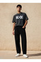 Men Crew Neck Short Sleeves ACDC Print T-shirt - 3