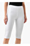 Pack of 2 Mid-Rise Knee Length Leggings with Elasticated Waistband - 3