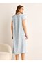 Midi Night Dress Short Sleeves Floral Print Viscose - 3