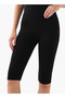 Pack of 2 Mid-Rise Knee Length Leggings with Elasticated Waistband - 2