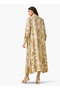 Printed Women Shirt Dress with Concealed Placket - 4