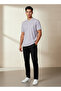 Men Short Sleeves Textured Polo T-shirt - 2