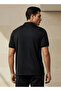 Men Short Sleeves Textured Polo T-shirt - 3