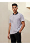 Men Short Sleeves Contrast Collar Polo T-shirt