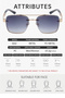 نظارات شمسية مستقطبة Q22 - UV400 (مقاس S/M) - 8