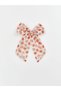 Mixed strawberry print girl's bow hair clip