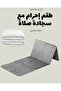مجموعة مستلزمات صلاة العمرة – سجادة مبطنة قابلة للطي مع مسند ظهر وإحرام من قطن