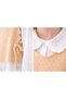 Mi̇ss 797-02-26 Girl's Stone Embroidered Collar Shirt, Knitwear Vest and Wide-Legged Pants 3-Piece Set - 7