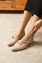 Short-Heeled Ballet Shoes That Offer Both Elegance and Comfort, 3cm - 3