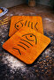 2-Pack Mdf Wooden Trivet Falper Design Teapot Base Hot Pot Patterned Wooden Trivet - 2