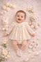 Premium Newborn Baby Girl (0-3) (3-6 Months) Lace Bath Dress (Gift, Mevlüt, Babyshower)