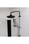 Inox Satine Single Shower Cabin Hanger - Only for 6mm Fixed Glass - Not Suitable for Sliding Doors - 4