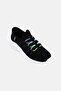 Kids Girl Brand Logo Slip On Shoes, Black