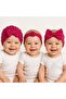 Baby Girl Bow Bone Bandana Set of 3 - 2
