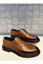 St 730 Men's Tan Genuine Leather Eva Light Sole Comfortable Daily Classic Shoes - 6