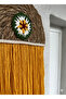 Handmade Bohemian Wicker Wall Decoration - Authentic Wall Decor with Macrame Detail - 4