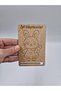 10 Pieces Wooden Painting Ramadan Eid Al-Adha Gift Cards No4 Children's Gift Money Card - 3