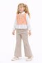 Kumru 586-02-26 Girl's Knitwear Vest Shirt Spanish Style Trousers – Comfortable Fit 3-Piece Set - 4