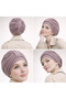 Ready-Made Bonnet Hijab with Bridge Design in Mink - Ready-Made Bonnet Shawl Scarf - 5