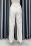 Kechi Linda Fabric Trousers - Stone Stone - 3