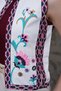 Colorful Floral Detail Design Embroidered Vest - 6