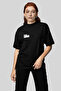 Daily Mood & Sarcasm Series Oversize T-Shirt |   Unisex 100% Cotton Black & White Printed Design Tee - 3