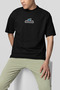 Daily Mood & Sarcasm Series Oversize T-Shirt |   Unisex 100% Cotton Black & White Printed Design Tee - 4