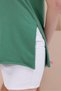 Slit Long Basic T-Shirt Hkn34 - 3