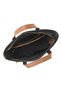 Smart Bags Dark Gray Women's Shoulder Bag Canvas Fabric with Genuine Leather Detail and Long Strap - 4