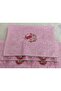 Hand Work Needlework Embroidery Towel Suit with Maternal Girl (50X90 cm + 30X50 cm 2 Edges Embroidered) - 4