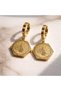 Ottoman Tughra Steel Earrings for Women