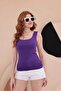 Square Neck Stretchy Athlete Blouse Hkn34 - 4