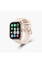 Qwatch S6 Smart Watch for Adults 1.78” HD 2.5D Display Watch Prayer Time Reminder Rose Gold - 2