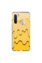 Samsung Galaxy A21 Compatible Transparent Case with Cream 5 Designs - 5