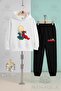 3-Piece Children's Unisex Cailliou Rabbit Blanket Printed Hooded Tracksuit Set - 2