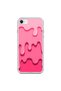 iPhone 8 Compatible Transparent Case Transparent Cream 1 Design - 5