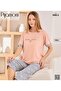 Milan Short Sleeve Capri Pajama Set - 2